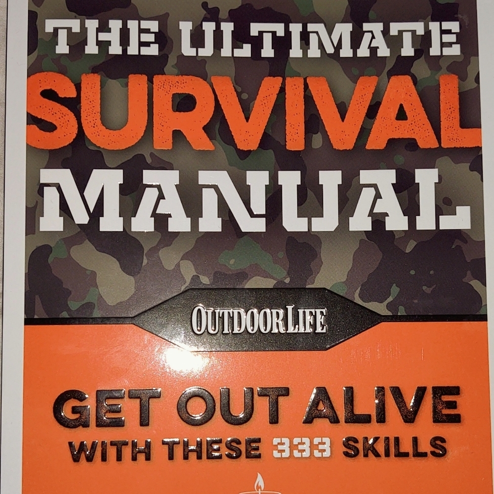 Outdoor Life, Survival Manual. NEW, UNBROKEN SPINE